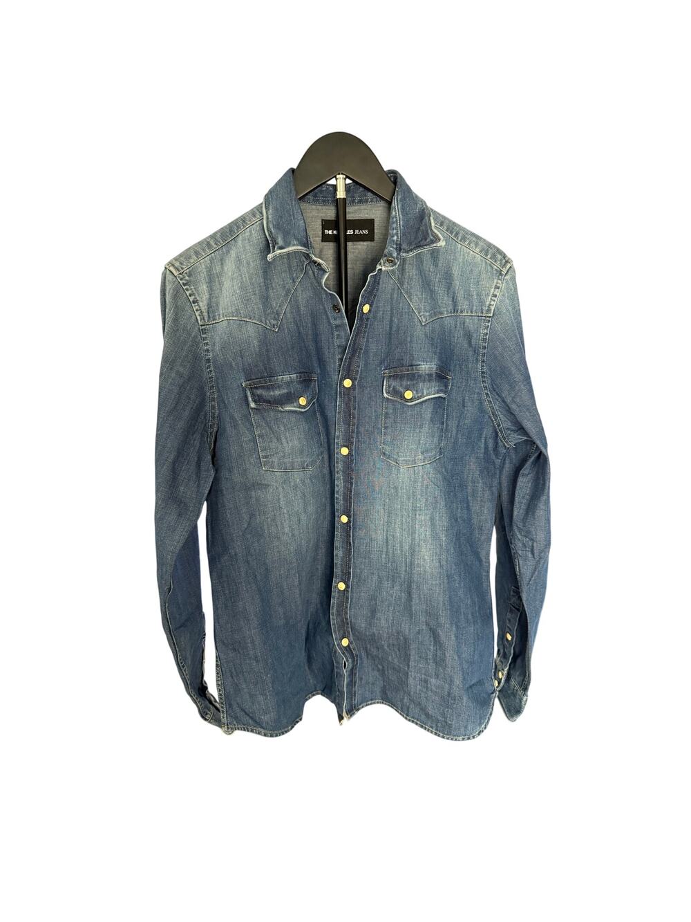 NWT The Kooples Western-Style Denim Shirt, L